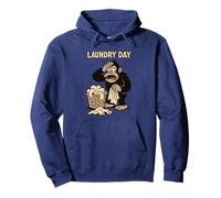 Singe drôle jour de lessive gorille rétro panier linge sale Sweat à Capuche