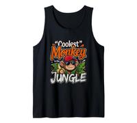 Singe drôle Qui Dit Le Singe Le Plus Cool dans la Jungle Débardeur
