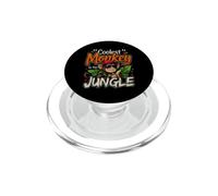 Singe drôle Qui Dit Le Singe Le Plus Cool dans la Jungle PopSockets PopGrip pour MagSafe