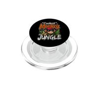Singe drôle Qui Dit Le Singe Le Plus Cool dans la Jungle PopSockets PopGrip pour MagSafe