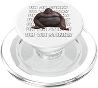 Singe drôle Uh Oh Stinky Poop Meme PopSockets PopGrip pour MagSafe