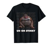 Singe drôle Uh Oh Stinky Poop Meme T-Shirt