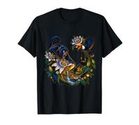 Singe hurleur surpris et Toucan en Fleurs de la Passion T-Shirt