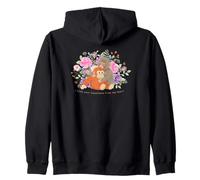 Singe Japonais | Bébé | Punch | Fleur | Happy Wish | Guérison Sweat à Capuche