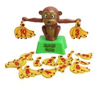 Singe Jouet Mathématique, 23 * 16 * 8 Cm Singe Apprentissage Math De Balance Jeu, avec 15 Bananes, Permet D'initier Les À des Concepts Mathématiques Tels Que La Reconnaissance des Chiffres
