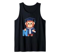 Singe Lettre N Alphabet avec Toque Débardeur