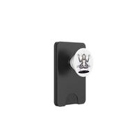 Singe Méditant Quatre Bras Yoga Zen Drôle PopSockets PopWallet pour MagSafe
