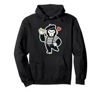 Singe Mime Mignon Cœur Cartoon Sweat à Capuche
