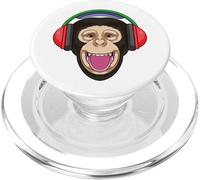 Singe Musicien Écouteurs Musique PopSockets PopGrip pour MagSafe
