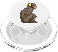 Singe Musicien Écouteurs Musique PopSockets PopGrip pour MagSafe
