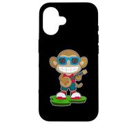 Singe Musicien Guitare Musique Coque pour iPhone 16