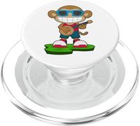 Singe Musicien Guitare Musique PopSockets PopGrip pour MagSafe