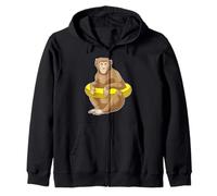Singe Natation Bouée Gonflable Été Sweat à Capuche