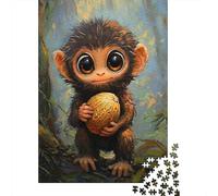 Singe Puzzle 1000 Pièces Adultes Enfants Animaux Puzzles 1000 Pièces Jeu De Team Building Décor À La Maison 1000pcs (75x50cm)