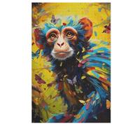 Singe Puzzle en Bois 1000 Pièces pour Adultes Et EnfFourmis, Puzzles Impossible, Jeu De Patience Coloré, À Partir De 12 Ans 78×53cm