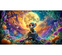 Singe Puzzle pour Adultes 1000 pièces Jeu de Puzzle Cadeau Amusant & Activité Maison pour Adultes et Enfants de 12 Ans et Plus 70x50cm/1000pcs