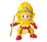 singe réaliste, figurine de collection avec changement de visage, modèle de singe amusant pour bureau et bibliothèque