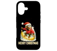 Singe Skieur drôle Tenue d'hiver et de Noël Coque pour iPhone 17
