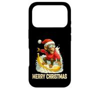 Singe Skieur drôle Tenue d'hiver et de Noël Coque pour iPhone 17 Pro