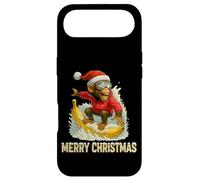 Singe Skieur drôle Tenue d'hiver et de Noël Coque pour iPhone Air
