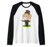 Singe Sorcier Baguette Magique Manche Raglan