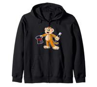 Singe Sorcier Baguette Magique Sweat à Capuche
