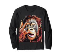 Singe Style BD Humour Animal Drôle Manche Longue