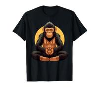 Singe Yogi T-Shirt Graphique avec Valeur