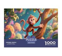 singe1000 Piece Jigsaw Puzzles for Adults Family Game Animaux intelligentsFun and Challenging Home Decors Great Cadeau Idea70x50cm/1000pcs