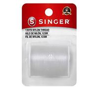 SINGER 00260 Fil en nylon transparent invisible, 130 m