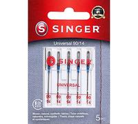 SINGER 04736 Lot de 5 aiguilles pour machine à coudre 90/14-5