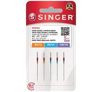 Singer 5 aiguilles mixtes pour machine à coudre 2020 (80/12-90/14-100/16) - Uiversali