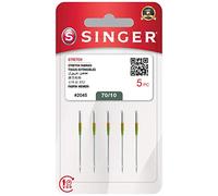 Singer 5 aiguilles pour tissus élastiques pour machine à coudre 2045-70/10