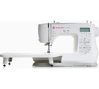SINGER C5955 - Machine à coudre électronique professionnelle et machine à coudre avec 200 points, 8 œillets, enfile-aiguille automatique, écran LCD, 2 LED, 8 pieds pour couture créative, cuir et