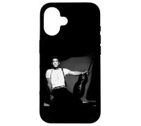 Singer Chris Isaak Photo Studio en Noir et Blanc par Simon Fowler Coque pour iPhone 16