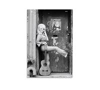 Singer Dolly Parton Music Poster vintage Impression sur toile Décoration murale moderne pour chambre à coucher 30 x 45 cm