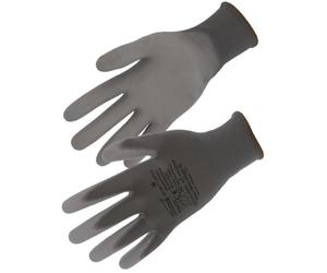 SINGER FRERES SAS Gant Polyester Enduit PU Gris Singer T.11-NYM713PUG11