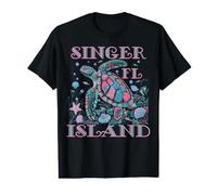 Singer Island FL Tortue Lover Coloré Beach Souvenir T-Shirt Graphique avec Valeur