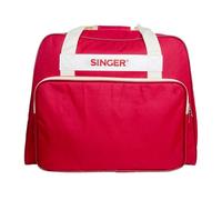 Singer | Machine Carrying Case, Brick Color, Spacious Case Fits Most Standard Sewing Machines and Sergers, Fully-Padded Interior, Durable Canvas Exterior, Easy Zip, Large Front Pocket, Easy Transport