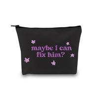 Singer Merch Singer Trousse de maquillage avec fermeture éclair pour fans Sour Sour Album Sour Sour Sac de paroles musicales, Fix Him-py2, MB