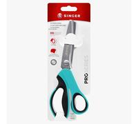 SINGER ProSeries Ciseaux roses de 9 pouces en acier inoxydable résistant, coupe en zigzag pour tissu qui ne s'effiloche pas, couture et bords artisanaux