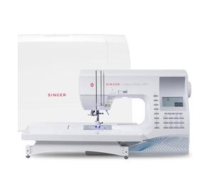 SINGER Quantum Stylist 9960 Computerized Portable Sewing Machine with 600-Stitches Electronic Auto Pilot Mode, Extension Table and Bonus Accessories, Perfect for Customizing Projects