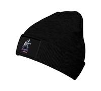 Singer Rock Star Bonnet en Tricot Extensible, Doux et Chaud pour l'hiver, Bonnet Confortable, Cadeau pour Homme/Lui/Papa, Unisexe，Black