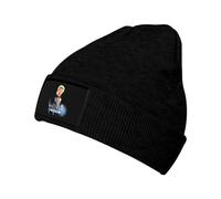 Singer Rock Star Bonnet en Tricot Extensible, Doux et Chaud pour l'hiver, Bonnet Confortable, Cadeau pour Homme/Lui/Papa, Unisexe，Black