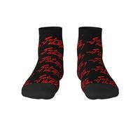 Singer Rock Star - chaussettes à motif funky pour adultes, nouveauté, Design intelligent, chaussettes décontractées en coton pour la randonnée, le sport, cadeaux unisexes，3 Black