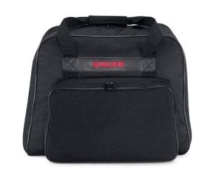 Singer Sac pour machine à coudre semi-rigide en tissu avec poche accessoires Noir 45 x 25 x 33 cm, Noir , Sac pour machine à coudre