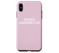Singer Songwriter Musicien Enregistrement Scène Performance Art Coque pour iPhone XS Max