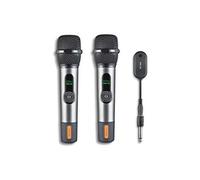 NGS Technology Pack 2 microphones sans fil Singer Star Duo – 2,4 GHz, 30 h, contrôle volume et écho