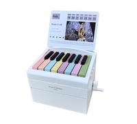 Singer Taylor Calendrier 2025 avec piano jouable avec 27 cartes de calendrier musical, 52 chansons 3D, bloc-notes créatif - Cadeau de Noël ou d'anniversaire pour les fans de Swift et les amateurs de