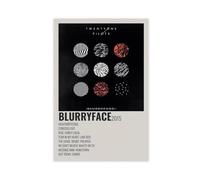 Singer Twenty Poster One & pilots Blurryface sur toile pour décoration de chambre à coucher, bureau, chambre, cadeau sans cadre, 20 x 30 cm